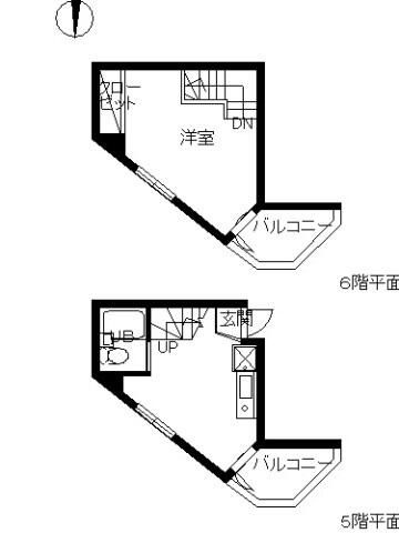スカイコート高田馬場第３の間取り