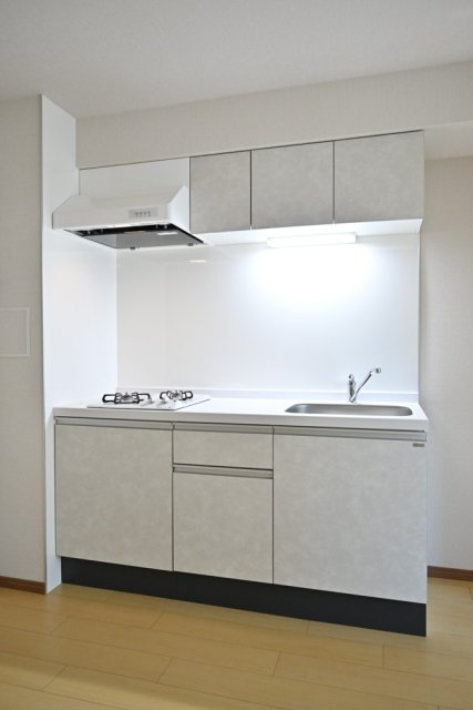 ＣＥＮＴＲＡＬ　ＧＡＲＤＥＮ　ＲＥＳＩＤＥＮＣＥ　ＴＯＫＹＯのキッチン|コンパクトなキッチンで掃除もラクラク