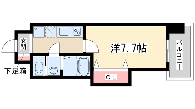 【間取り】 | ラグゼ新大阪2