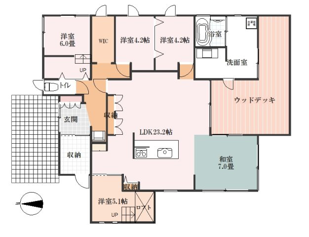 茂原市茂原　平屋中古戸建の間取り|図面と現況に相違がある場合、現況を優先致します。