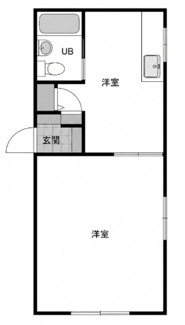 【間取り】 | 春美荘 | 間取りです。