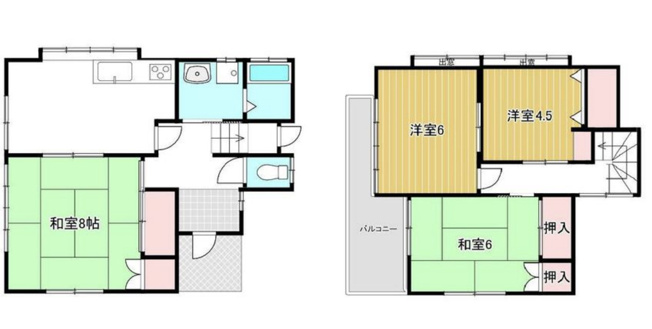【間取り】 | 川越市大塚新町　中古戸建