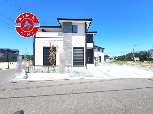 福岡市西区今津第1-1棟（1号棟）の外観|デザイン性のある外観です。
