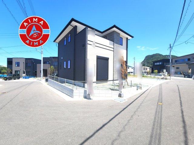 福岡市西区今津第1-1棟（1号棟）の前面道路含む現地写真|見学の時間などお気軽にお問い合わせ下さい。