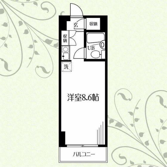 【間取り】 | ハイツ鹿島の森(ハイツカシマノモリ)