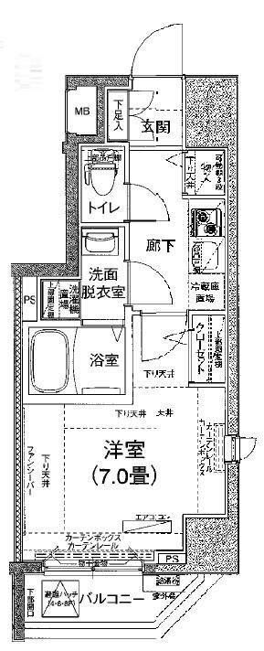 アイルカナーレ深川の間取り|間取りです。