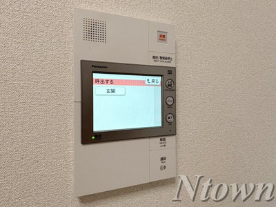 【セキュリティ】 | プレサンス大須観音フィエスタ | モニター付きインターホンです