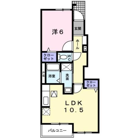 【間取り】 | フィニート２１Ａ棟