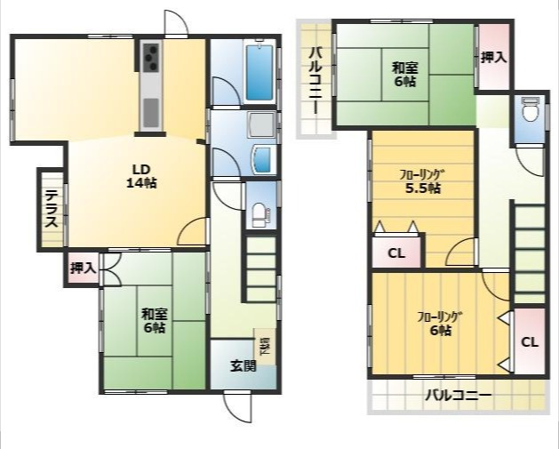 小山邸の間取り
