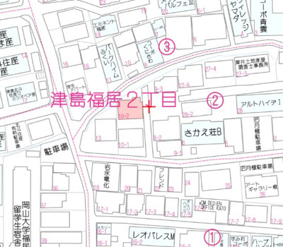 【地図】 | 津島福居