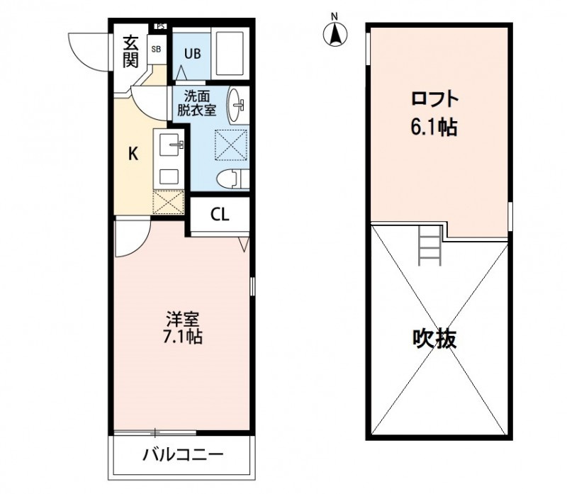 ラピネスコートの間取り