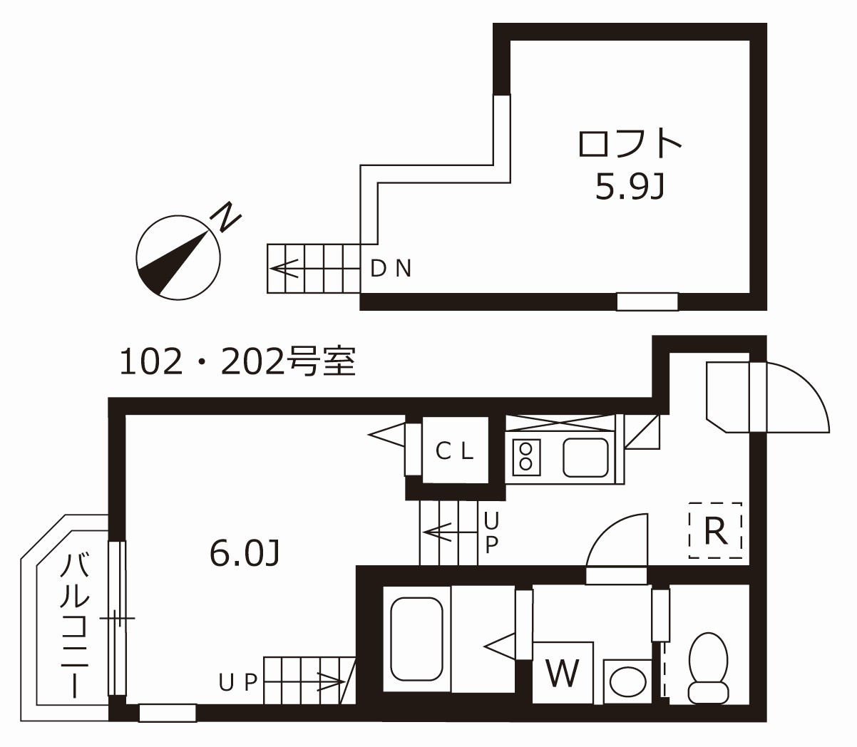 ハーモニーテラス千種の間取り