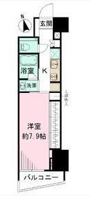 パークリュクス新宿御苑前ｍｏｎｏの間取り|パークリュクス新宿御苑前ｍｏｎｏ