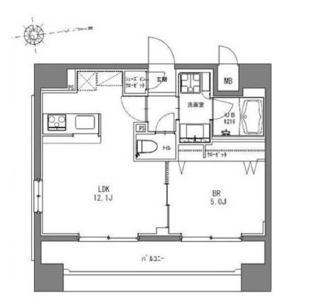 La Douceur秋葉原の間取り