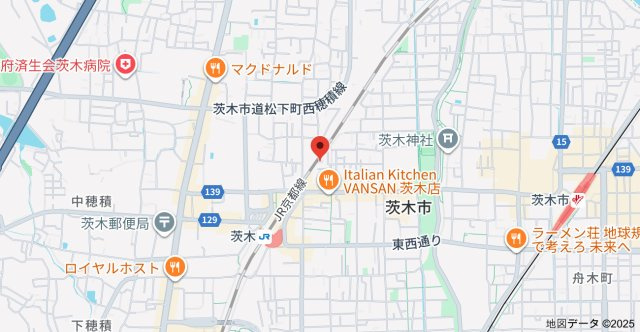 サンクラッソ茨木駅前の地図