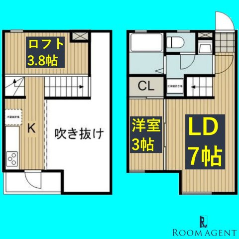 サンアリーナ北頭の間取り