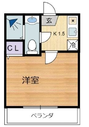 メゾン・ド・プレテの間取り|間取りです。