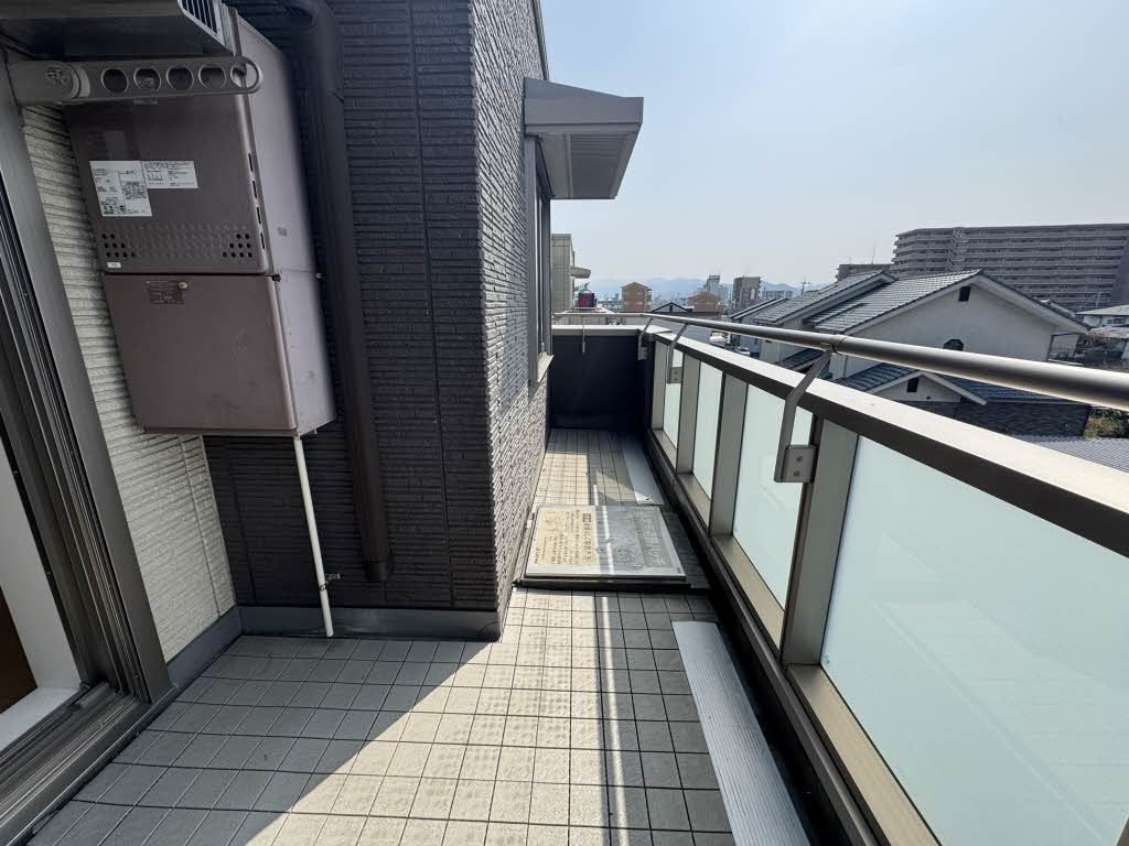 MAST東櫛原B棟のバルコニー