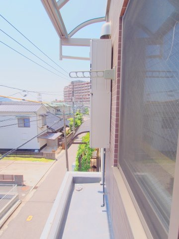 グレースコート矢賀Ⅱのバルコニー