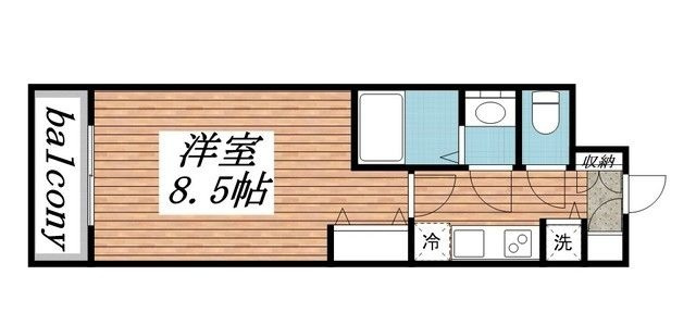 メゾン・ド・ヴィレ高輪の間取り|間取りです。