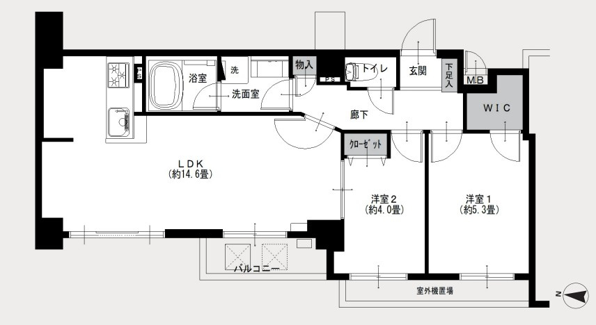 アクロスコート池上の間取り