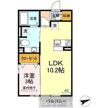 【間取り】 | サンライズ豊益 西大浜