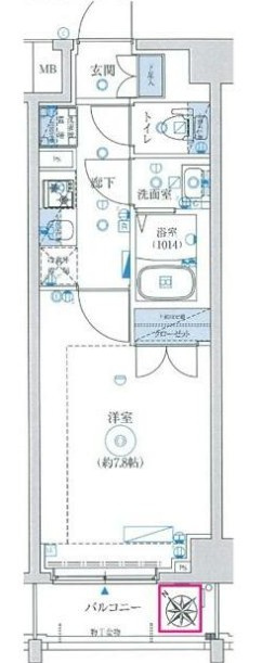 レグジー東向島の間取り