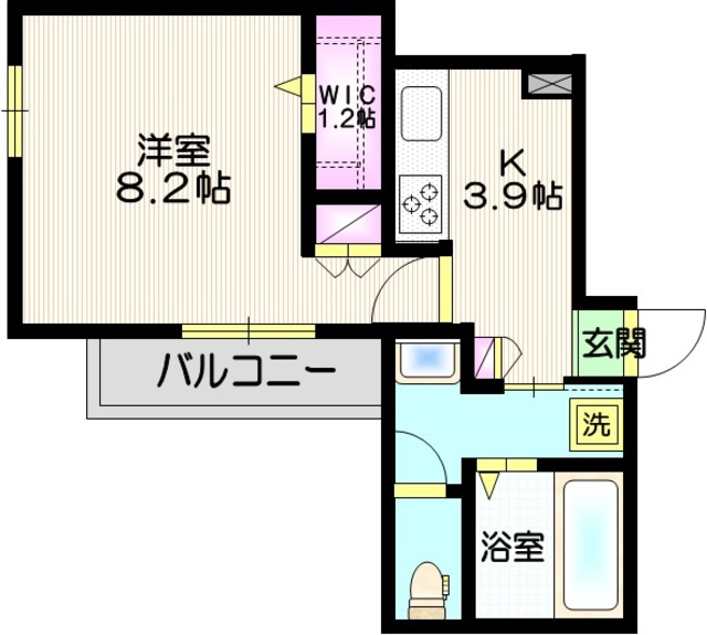 A-style北大宮の間取り