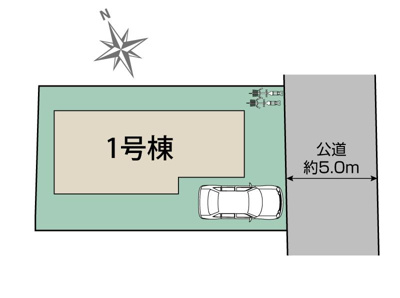 【区画図】 | 昭島市朝日町5丁目　新築戸建