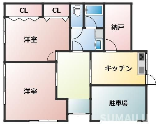 福の井ハイツの間取り