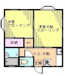 アーバンハイムＭの間取り|間取りです。