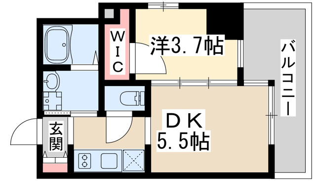 【間取り】 | ファーストフィオーレ江坂垂水町2