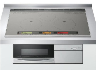 タマタウン喜田村　1号棟のキッチン|電気を使って鍋自体を直接加熱するので、ヒーターが熱くならず安心です。水蒸気の発生や油の飛び散りも少ないため、室内をよりきれいに保つことができます。