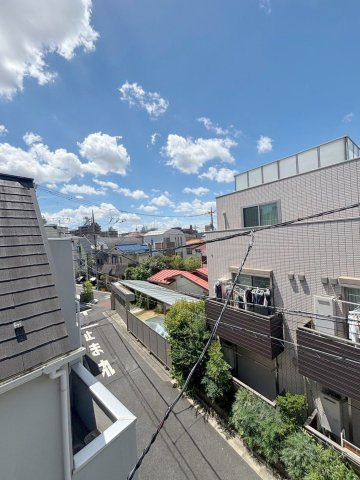 「防音アパート」micoの展望|バルコニーからの眺望です