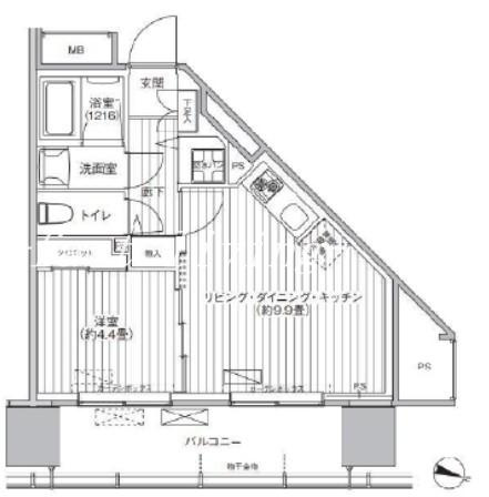 桜ヒルズ九段北の間取り