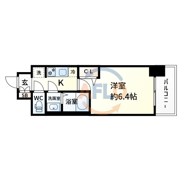 プレサンス新大阪イオリアの間取り|プレサンス新大阪イオリア　間取り