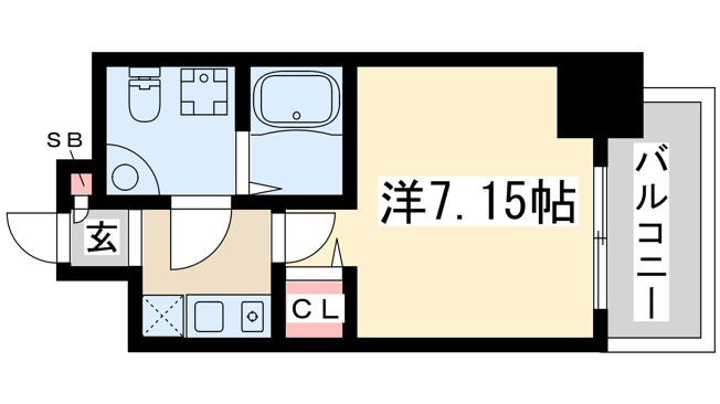 【間取り】 | アーバンフラッツ江坂