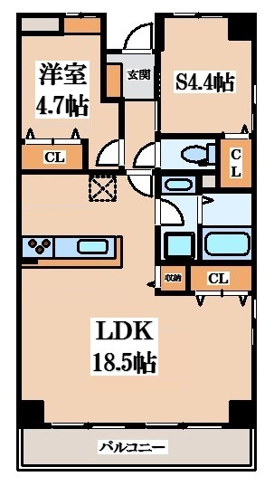 【間取り】 | ルミエール八尾
