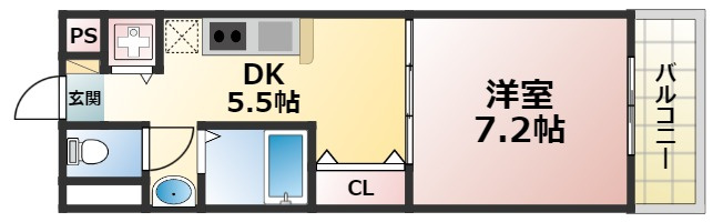 ヴェールカステ―ジュの間取り