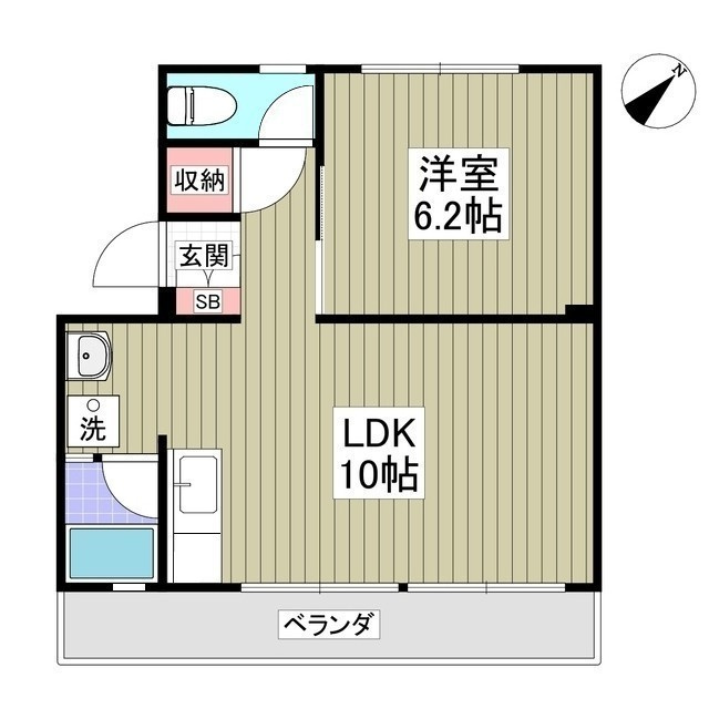 クリアス菖蒲　旧大宝化学工業寮の間取り