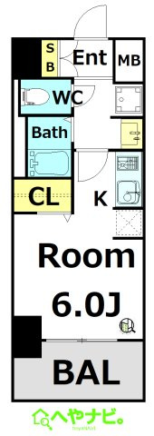 【間取り】 | S-RESIDENCE金山flap(フラップ)