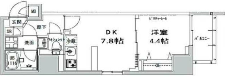 S-RESIDENCE神田avanceの間取り