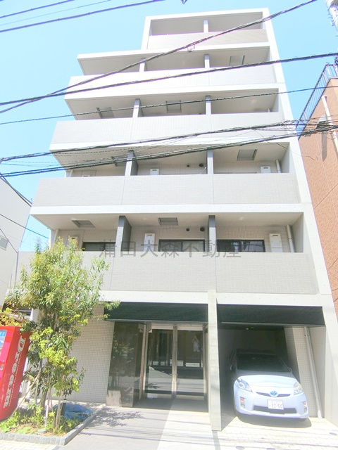 ラフィスタ羽田の外観|2021年6月築　RC鉄筋コンクリート造地上6階建て　
東京都大田区羽田4丁目　京急空港線穴守稲荷駅徒歩2分