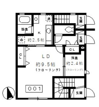 メゾントレフルの間取り|メゾントレフル