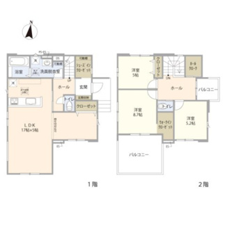 【間取り】 | つくば市高見原9期　新築戸建て　1号棟 | 人気の間取りタイプで需要の高い物件です。使いやすさと居住性を兼ね備えており、初めてのお住まいにもおすすめできる内容となっております。