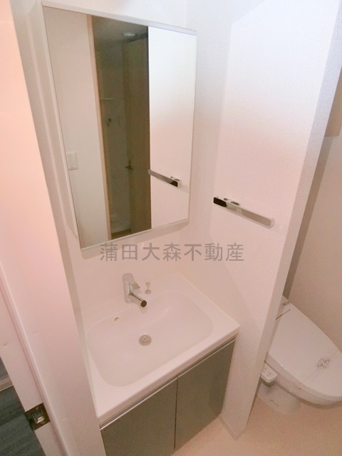 ラフィスタ羽田の洗面所|洗面所　独立洗面台