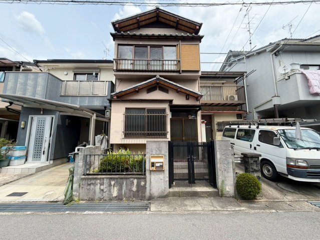 寺戸町瓜生　建築条件付き土地の前面道路含む現地写真|【現地】