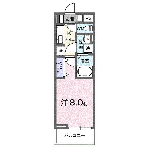 川崎市麻生区高石３丁目のアパートの間取り