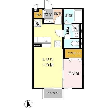 フローラリッシュの間取り|使い勝手の良い間取りです♪