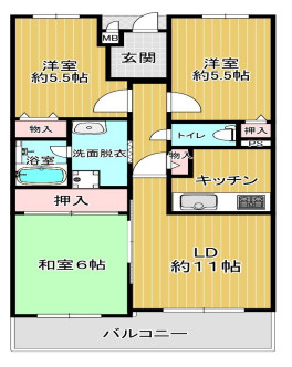 【間取り】 | ☆和泉鶴山台アーバンコンフォート
